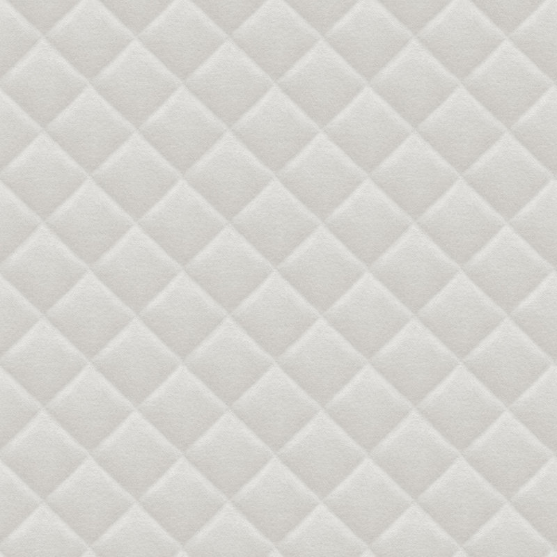 Papier peint géométrique Cengizhan, Blanc