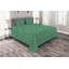 Adinath Green/Orange Microfibre Bedspread Set-519162910
