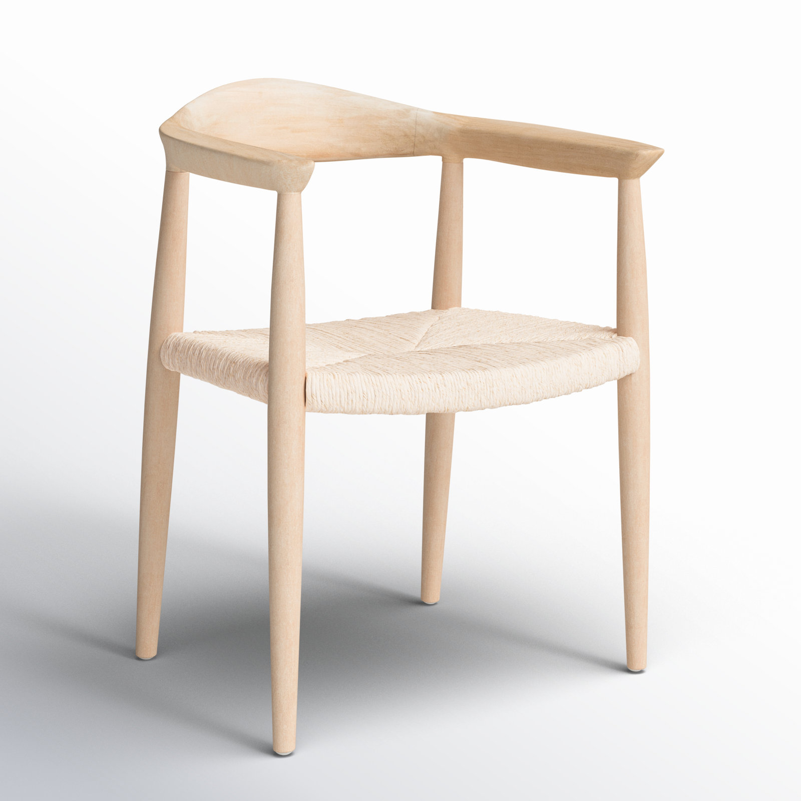 Arlo 30.7'' Wide Armchair, Unfinished Natural