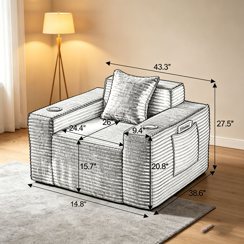 Fauteuil 1Spress, Blanc