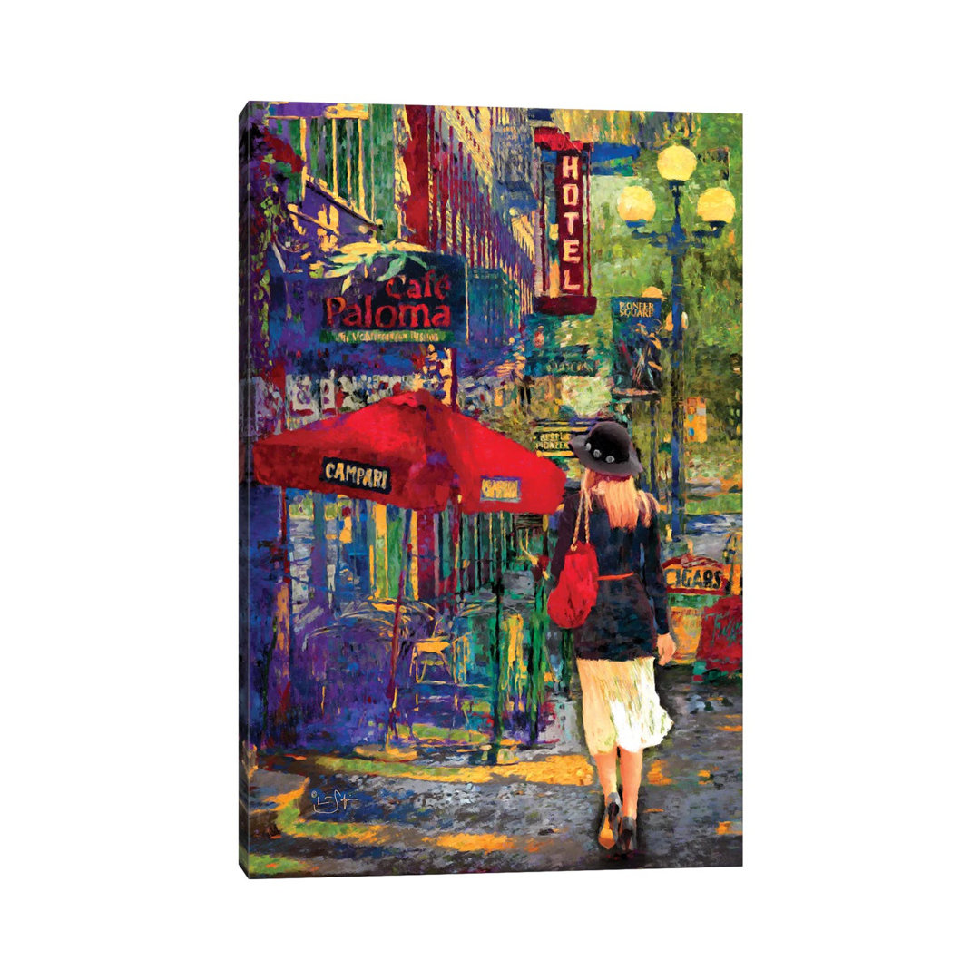 Afternoon Stroll by Lisa Robinson - Wrapped Canvas Painting