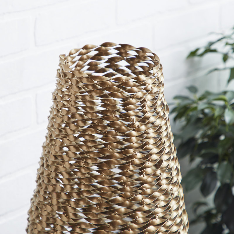 Prolley Metal Floor Vase, 18" H x 9" W x 9" D