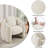 Mona 35.04'' W Tufted Flannel Upholstered Modern Accent Barrel Chair Armchair-396334248