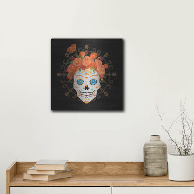 Art mural en métal Trinx «Dia De Los Muertos 1» par Danhui Nai