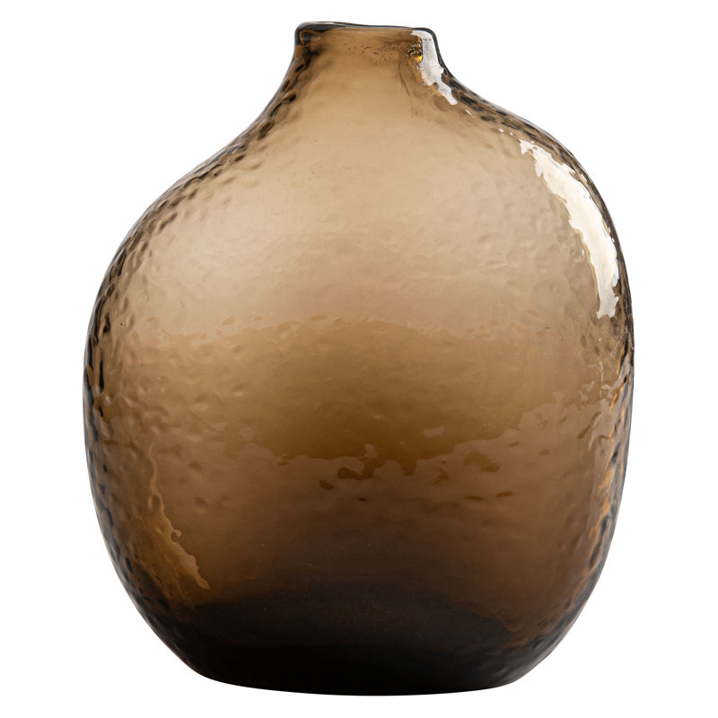 Vase en forme organique, Brun
