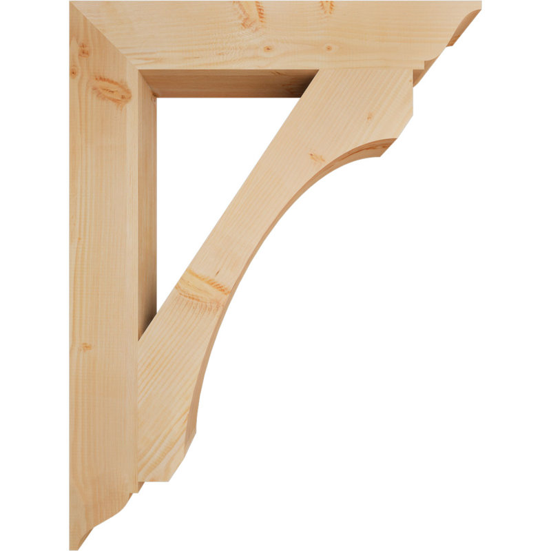 Support lisse Legacy, Sapin de Douglas, H 48 po x l 5,5 po x P 36 po