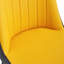 Ensemble de chaises de salle à manger élégantes et confortables avec pieds en métal et sièges en similicuir-120523903-120523898