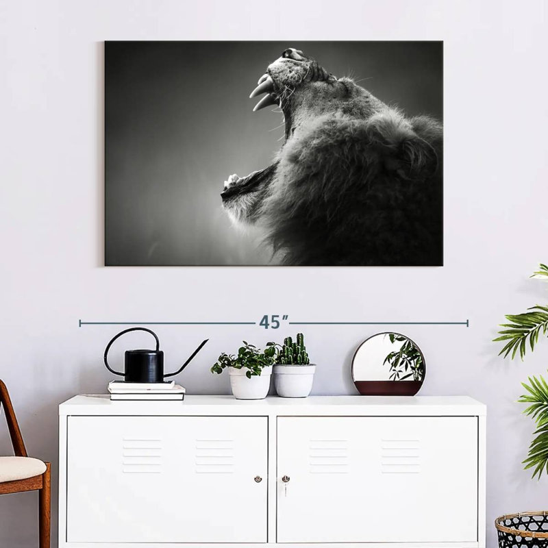 Lion Maw, 26" H x 39" W