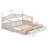 Daybed With Trundle Bed, Extendable Daybed With Two Storage Drawers-930693411