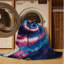 Tapis mauve lavable à la machine-445813312