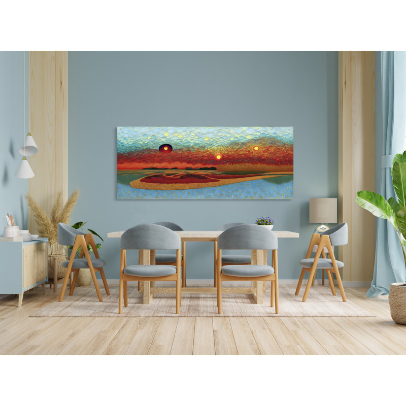 Modern Earth 111, 24" H x 48" W