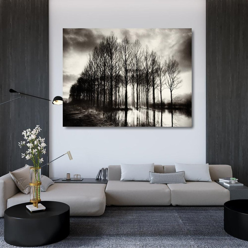 Trees In Normandy, 36" H x 47" W