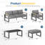 Ensemble de mobilier d'extérieur 7 personnes-458642296