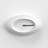 67 Inch Freestanding Solid Surface Soaking Bathtub