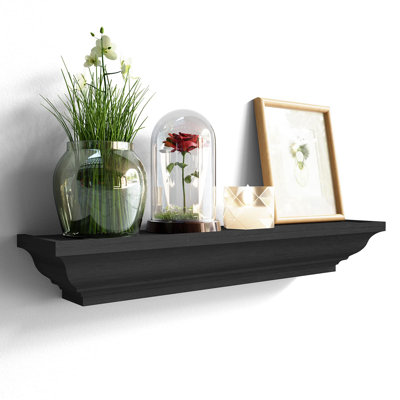 4 Piece Solid Wood Floating Shelf
