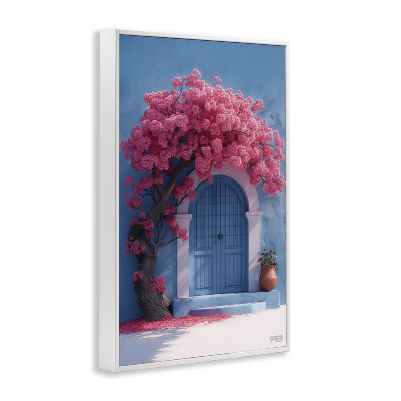 Giclée noire encadrée par un arbre, H 24 po x l 16 po, Giclée encadrée noir minuit