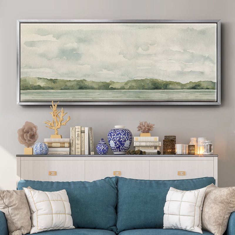 Riverside Views II- Framed Canvas