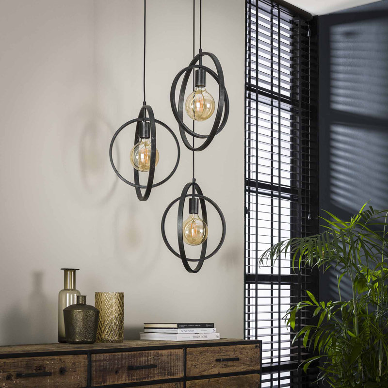 Deuxville 3 - Light Sphere Globe Pendant