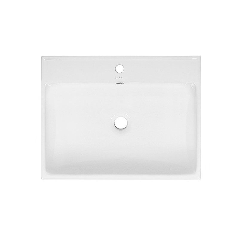 Swiss Madison 24" White Ceramic Vanity Top Bathroom Sink