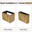Armoire de salle de bain suspendue pliable 30 pouces sans lavabo-129849817