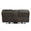 Ensemble de canapé de salon moelleux 2pc avec canapé inclinable électrique et causeuse gris