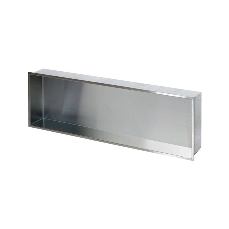 Stainless Steel Shower Caddy, 14" H x 3.75" W x 46.5" D