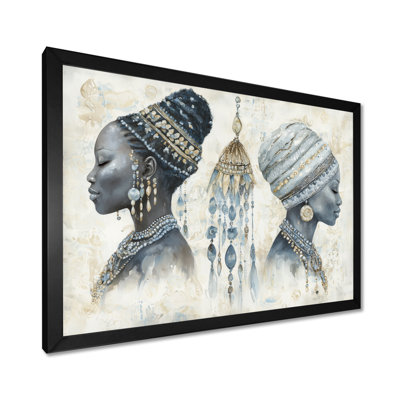 «Whispering Aura» de l'African American Art II - Art mural afro-américain