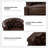 Paula 31.5'' Wide Genuine Leather Swivel Chesterfield Chair-1191069275