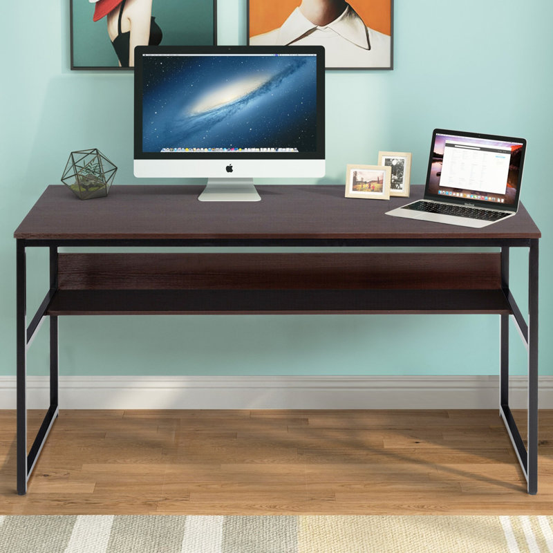 Iron Computer Desk, Coffee
