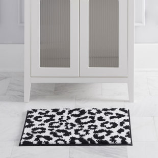 Unique Bargains Soft Plush Bath Mats Non-slip Printing Quick Dry Reversible  Microfiber Bathroom Mat : Target