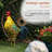 28"H Metal Feathered Rooster Statue