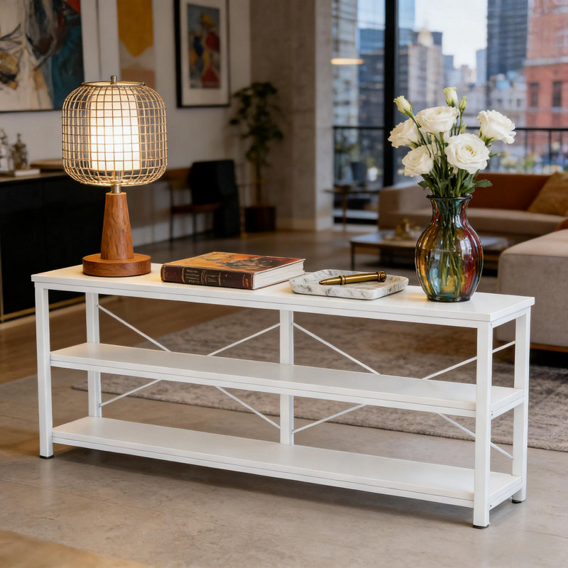 Présentoir, console, canapé, bibliothèque de rangement