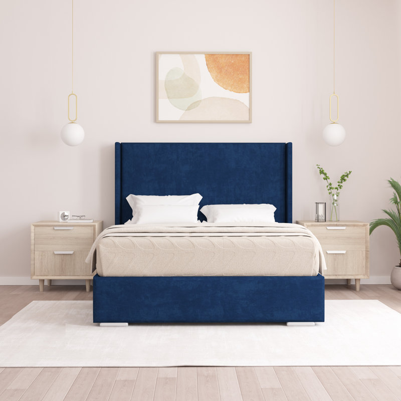 Chelby Upholstered Bed, Kingsize (5'), Parliament