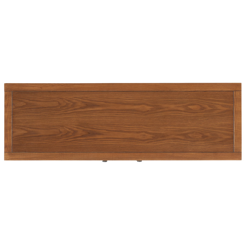 Sadie 45.7'' Solid Wood Console Table, Black