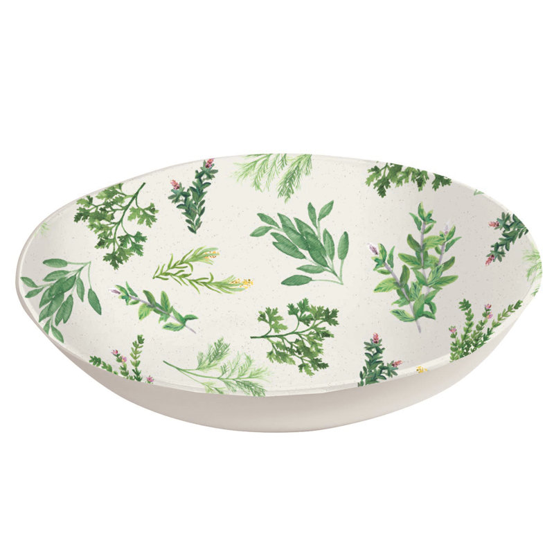 Gracie Oaks Melamine Serving Bowl