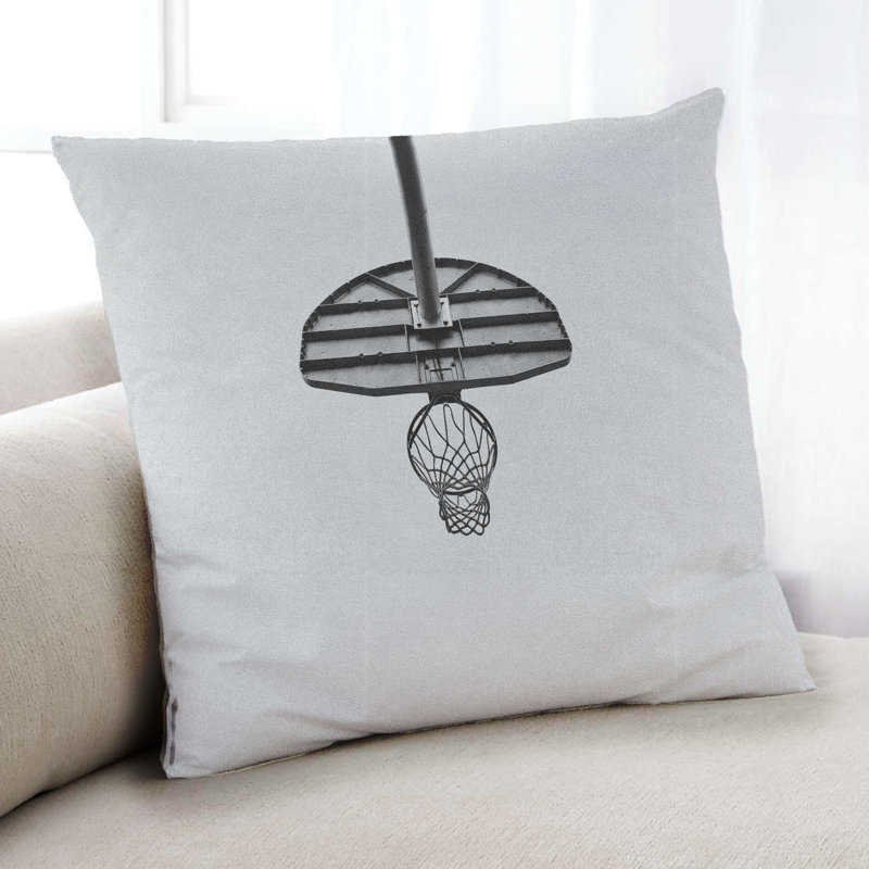 Coussin Sports Basketball 18, Microsuède
