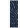 Ashal Abstract Blue/Cream Area Rug