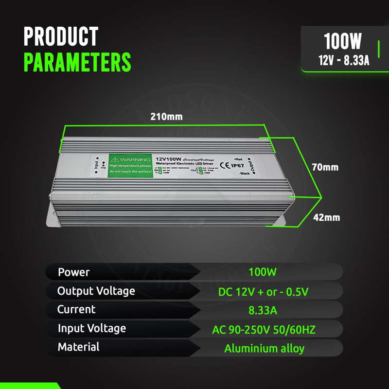 100W Electronic Transformer