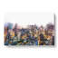 Bangkok Skyline in Thailand in Abstract - Wrapped Canvas-55317522
