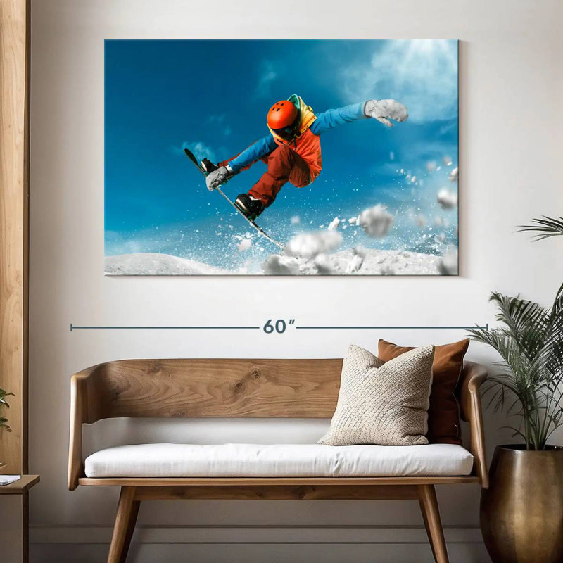Sireci Snowboard Grab, 34" H x 51" W