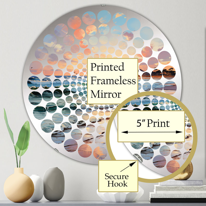 Bloxson Circle Mirror, 23.6" x 23.6"
