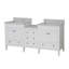 Ensemble de meuble-lavabo double pour salle de bain 72 po Frank-168889422