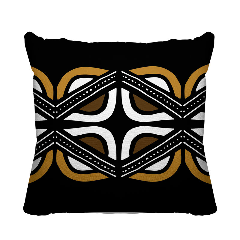 Housse de coussin d'intérieur Fanti Tribal, 16 po x 1 po