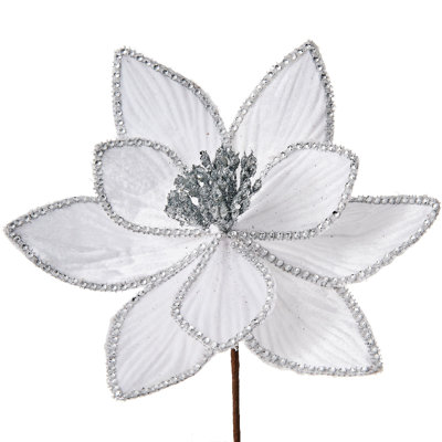 24.13 cm H Artificial Poinsettia