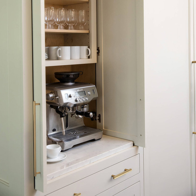 Sleek Modern Cabinet Pull, 12 3/5", Champagne Bronze