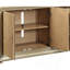 Armoire console en chêne naturel Dodie