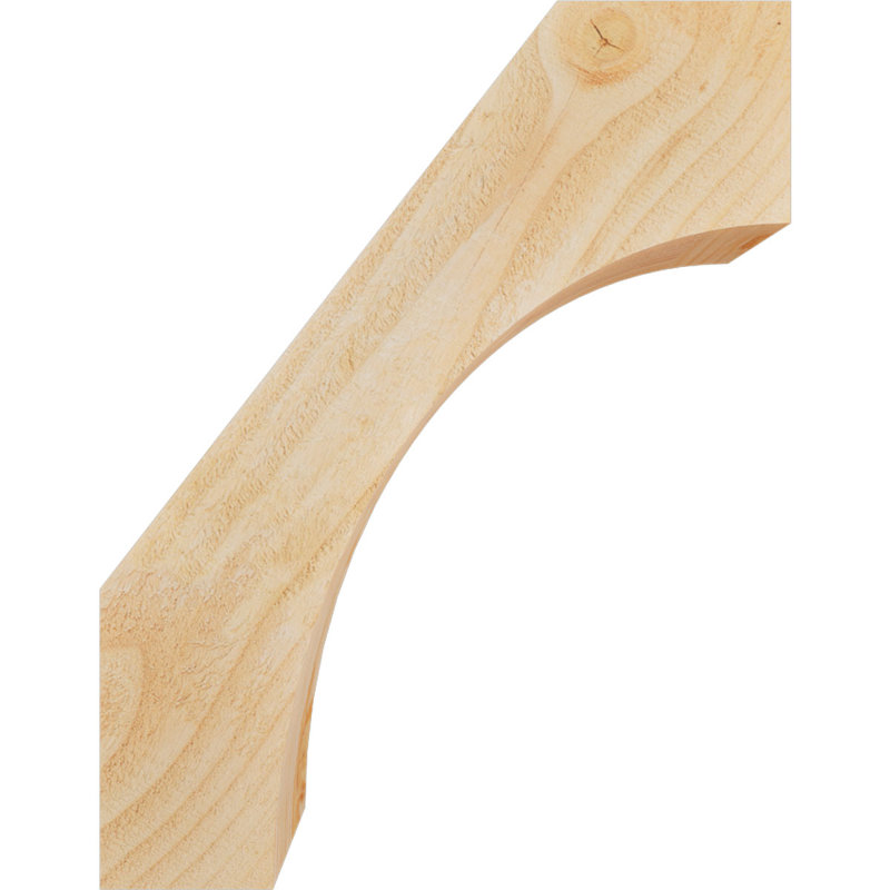 Attelle de genou Westlake Rough Sawn, sapin Douglas, Sapin de Douglas, H 18 po x l 4 po x P 14 po, Brute