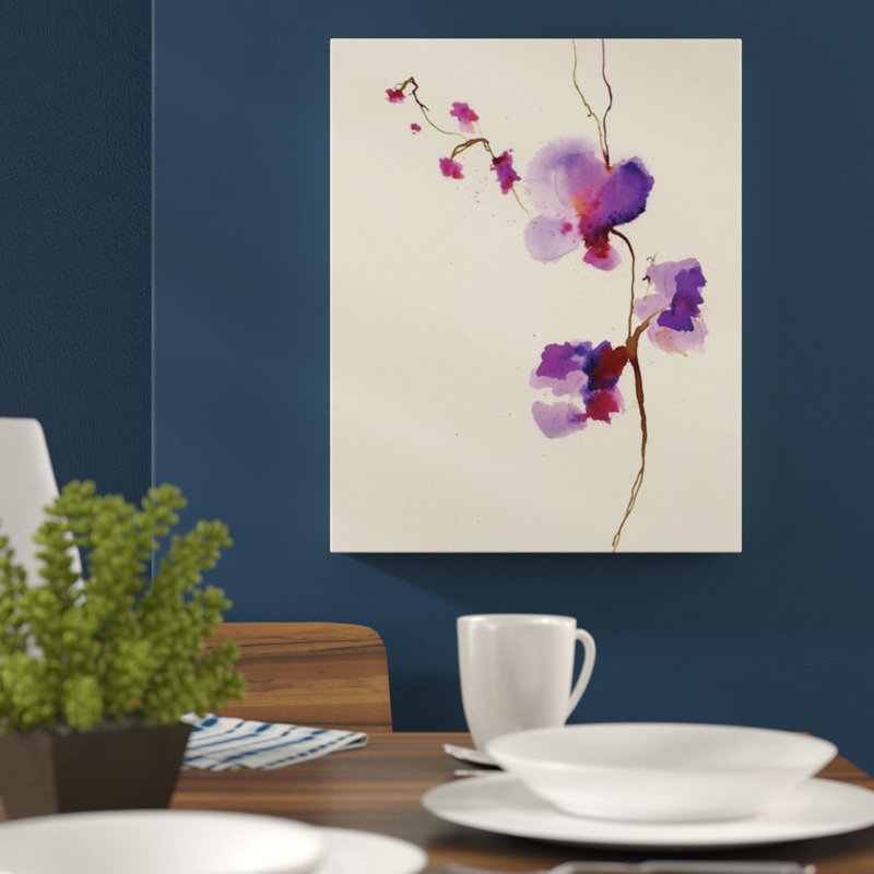 Velvet Orchid by Summer Thornton - No Frame Rectangle Painting on Canvas, Canvas