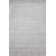 Castelli Geometric Hand Loomed Wool/Viscose Area Rug in Light Silver/Gray