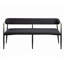 Banc en chenille avec siège et dossier rembourrés Jaramillo pour un confort et un style contemporain